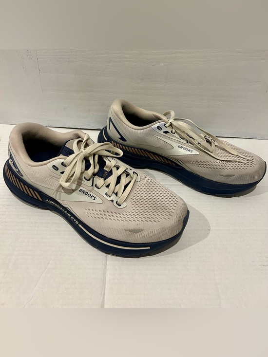 Brooks Other - Brooks Men’s Adrenaline GTS Athletic Shoes - Beige and Navy
